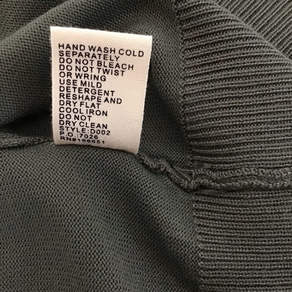 Woman’s Olive Open Front Cardigan - Picture 8 of 8